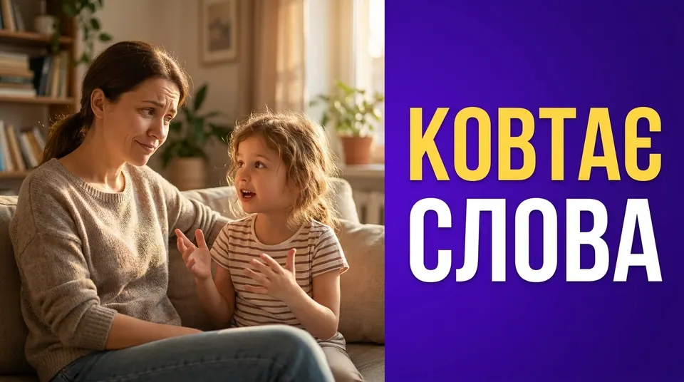 Дитина говорить надто швидко і «ковтає» слова