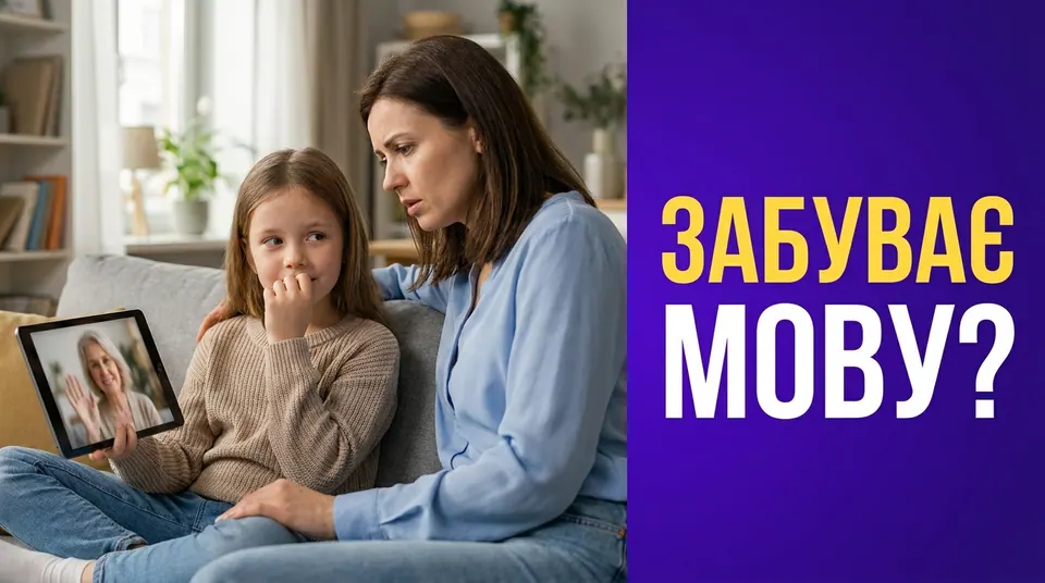 Дитина за кордоном забуває українську: що робити і коли потрібен фахівець