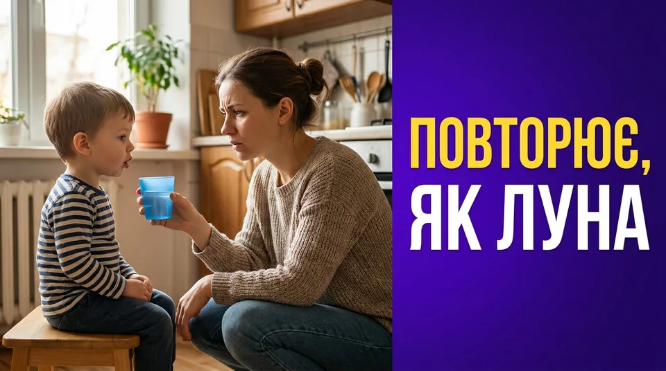 Дитина повторює чужі слова замість відповіді: що таке ехолалія