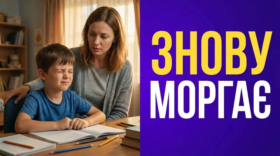 Нервовий тік у дитини: чому «не моргай» робить гірше