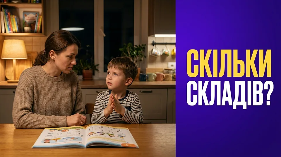 Дитина не ділить слова на склади: як пояснити за 5 хвилин