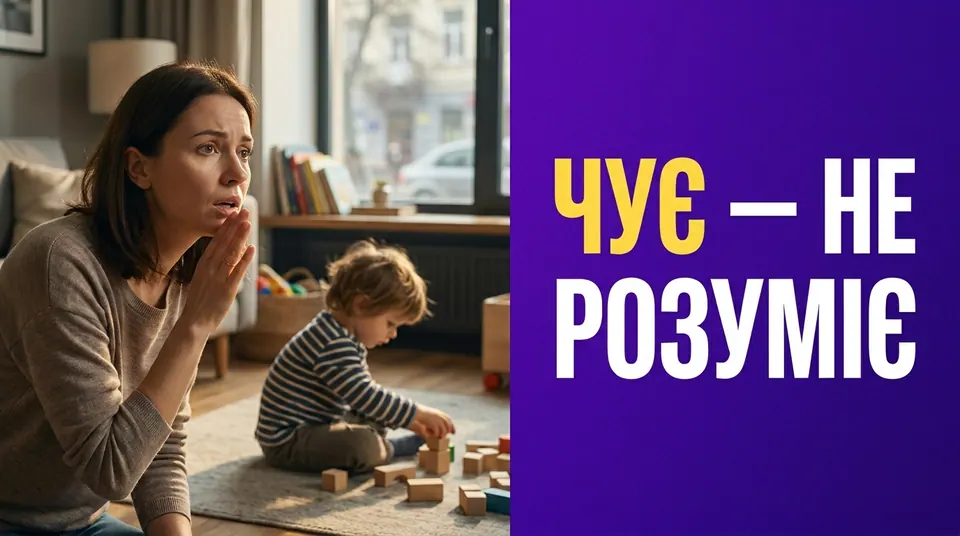 Сенсорна алалія: це не глухота і не аутизм
